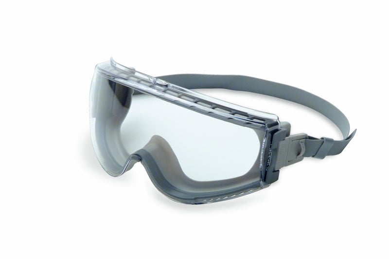UVEX Honeywell UVEX Stealth Safety Goggles with Clear Uvextreme Anti-Fog Lens, Gray Body & Neoprene Headband (S3960C), Universal - Image 1